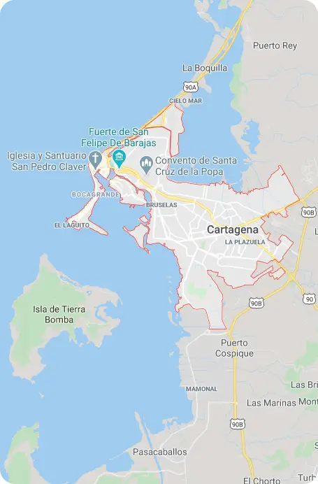 map cartagena