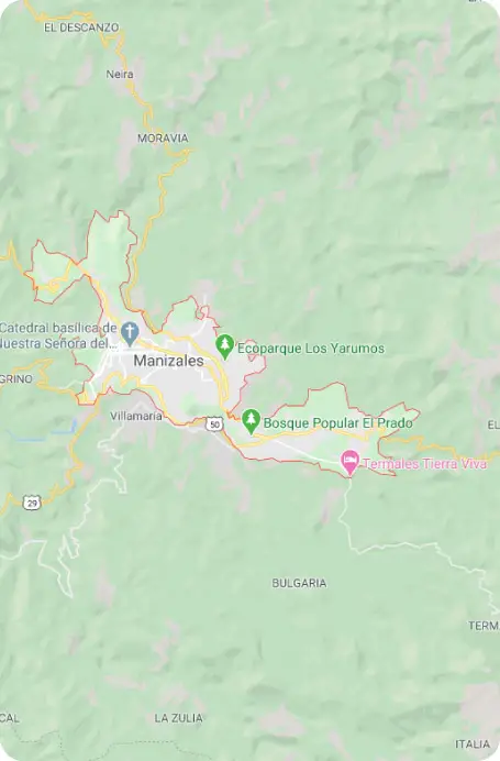 map manizales